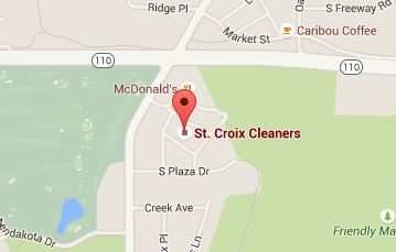 Map of Directions to St Croix Cleaners in Mendota Heights MN